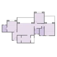 Rajveer Garima Wakad 3 BHK Floor Plan Image